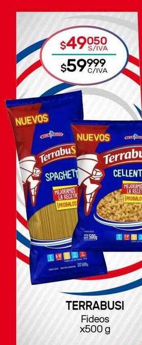 Nini Mayorista Terrabusi Fideos oferta