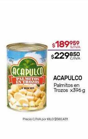 Nini Mayorista Acapulco Palmitos En Trozos oferta