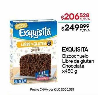 Nini Mayorista Exquisita Bizcochuelo Libre De Gluten Chocolate oferta