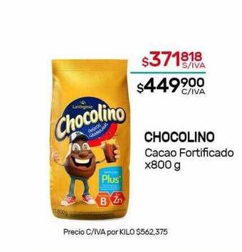 Nini Mayorista Chocolino Cacao Fortificado oferta