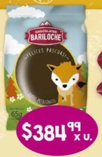 Coto Bariloche Huevo de Pascua de Chocolate con Leche Paq. x 65 g. oferta