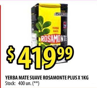 Punto Mayorista Yerba mate rosamonte oferta