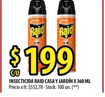Punto Mayorista Insecticida raid oferta