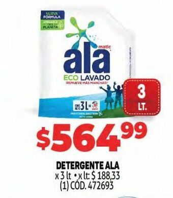 Makro Detergente ala oferta