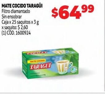 Makro Mate cocido taraguí oferta