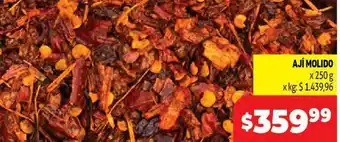 Makro Aji molido 250 gr oferta