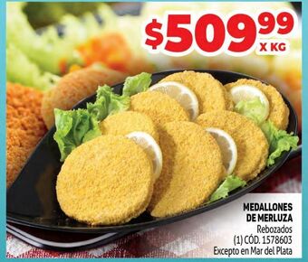 Makro Medallones de merluza oferta