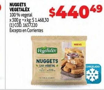Makro Nuggets vegetalex oferta