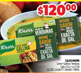 Makro Caldo knorr oferta