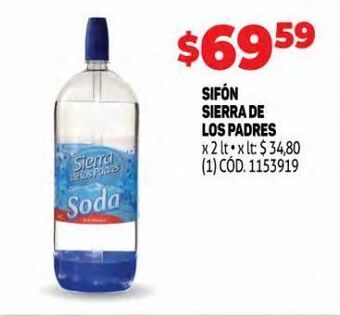 Makro Sifón sierra de los padres oferta