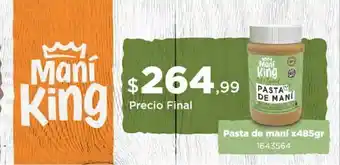 Makro Crema de maní maní king oferta