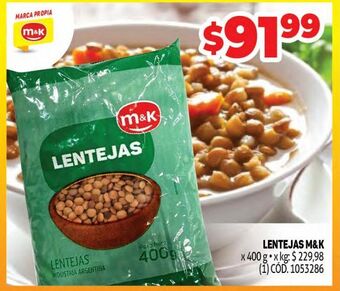 Makro Lentejas m&k oferta