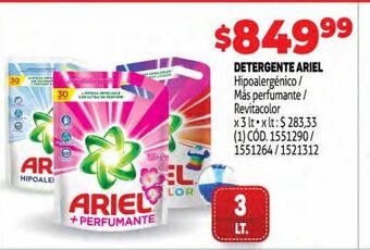 Makro Detergente líquido ariel oferta