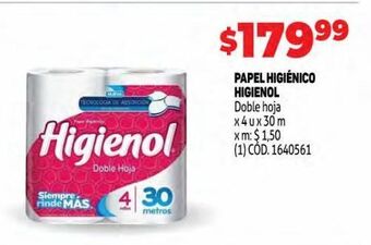 Makro Papel higiénico higienol oferta