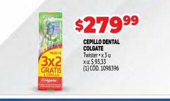 Makro Cepillo dental colgate oferta