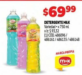 Makro Detergente m&k oferta
