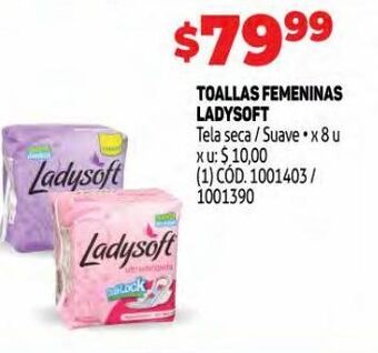 Makro Toallas femeninas ladysoft oferta