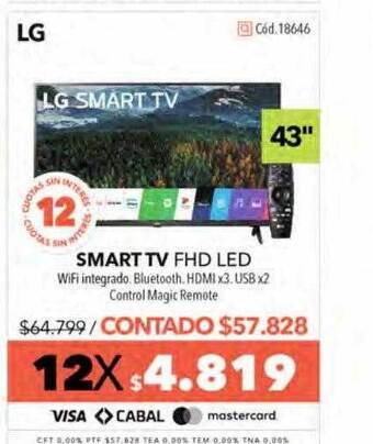 Nexon Lg Smart Tv Fhd Led oferta