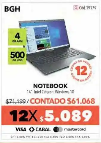 Nexon Notebook Bgh oferta