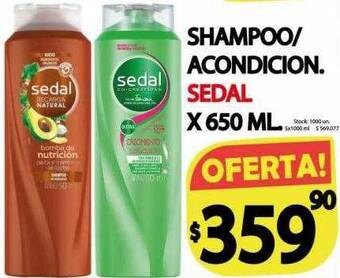 Supermercados Mariano Max Shampoo Acondicion Sedal oferta