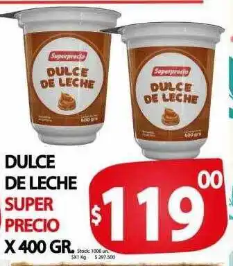 Supermercados Mariano Max Dulce De Leche Super Precio oferta