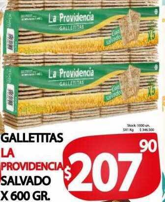 Supermercados Mariano Max Galletitas La Providencia Salvado oferta