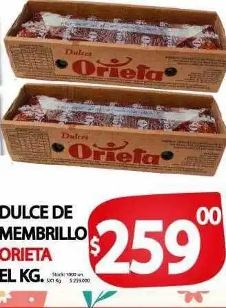 Supermercados Mariano Max Dulce De Membrillo Orieta oferta