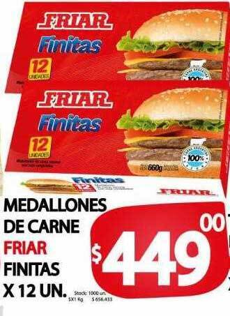 Supermercados Mariano Max Medallones De Carne Friar Finitas oferta