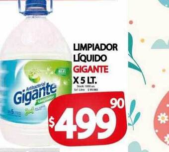 Supermercados Mariano Max Limpiador Líquido Gigante oferta