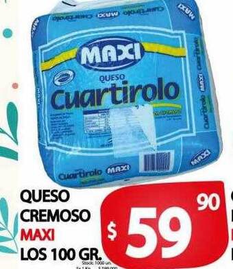 Supermercados Mariano Max Queso Cremoso Maxi oferta