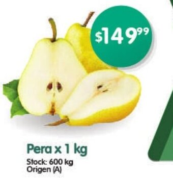 Supermercados Buenos Días Pera x 1 kg oferta