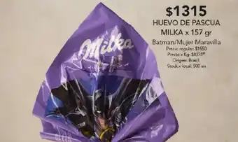 Disco Huevo de pascua milka x 157g oferta