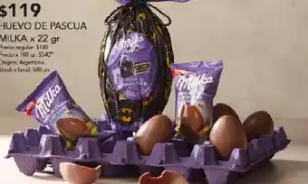 Disco Huevo de pascua milka x 22g oferta