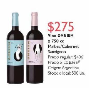 Jumbo Vino omnium x 750cc oferta