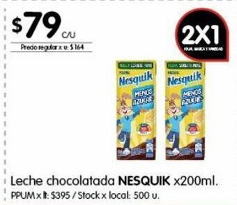 Disco Leche chocolatada nesquik 200ml oferta