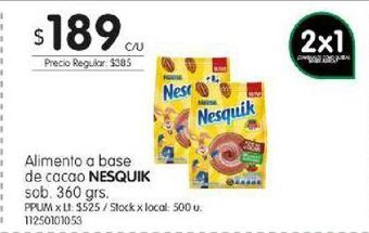 Jumbo Cacao nesquik 360g oferta
