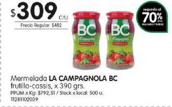 Jumbo Mermelada la campagnola 390g oferta