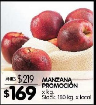 Disco Manzana promoción kg oferta