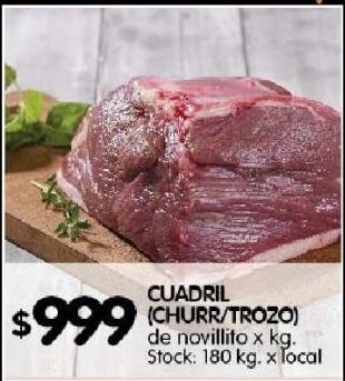 Disco Cuadril de novillito kg oferta