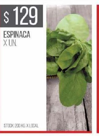Disco Espinaca oferta