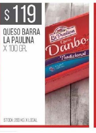 Disco Queso barra la paulina oferta
