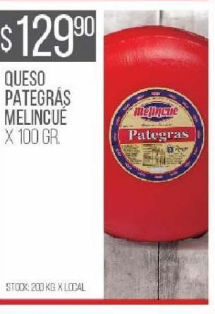 Disco Queso pategras melincue oferta