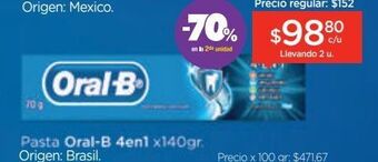 Farmacity Crema dental 4 en 1 x 70 gr oferta