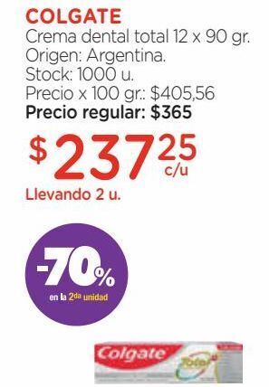 Farmacity Crema dental colgate oferta