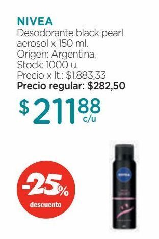 Farmacity Desodorante nivea x 150 ml oferta