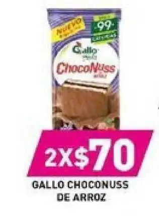 Supermercados Zeta Gallo Choconuss De Arroz oferta