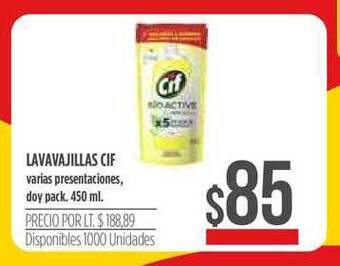 Supermercados Vea Cif Lavavajillas 450ml oferta