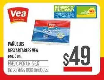 Supermercados Vea Pañelos Descartables Vea oferta