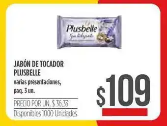 Supermercados Vea Plusbelle Jabón De Tocador oferta
