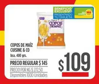 Supermercados Vea Copos De Maíz Cuisine & Co 400grs oferta